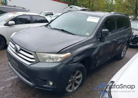 2013 Toyota Highlander Se V6 from USA, damaged, VIN 5TDZK3EH6DS115075